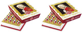 Boules Reber Mozart au chocolat noir, pack de 6 avec pâte d'amande et nougat, vegan - 1 x 120 g