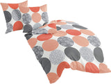 Linge de lit Bierbaum, maco-satin, conçu en Allemagne, modèle 6383 turquoise 02, 155X220 Cm + 80X80 Cm, taille confort Lits et Couvertures Besuche den Bierbaum-Store Saumon 155X220 Autres échantillons