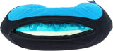 Kine Travel 169803 Oreiller cervical en gel Oreiller de voyage ergonomique approuvé par Physio Oreillers de voyage noir et bleu Naty Shop