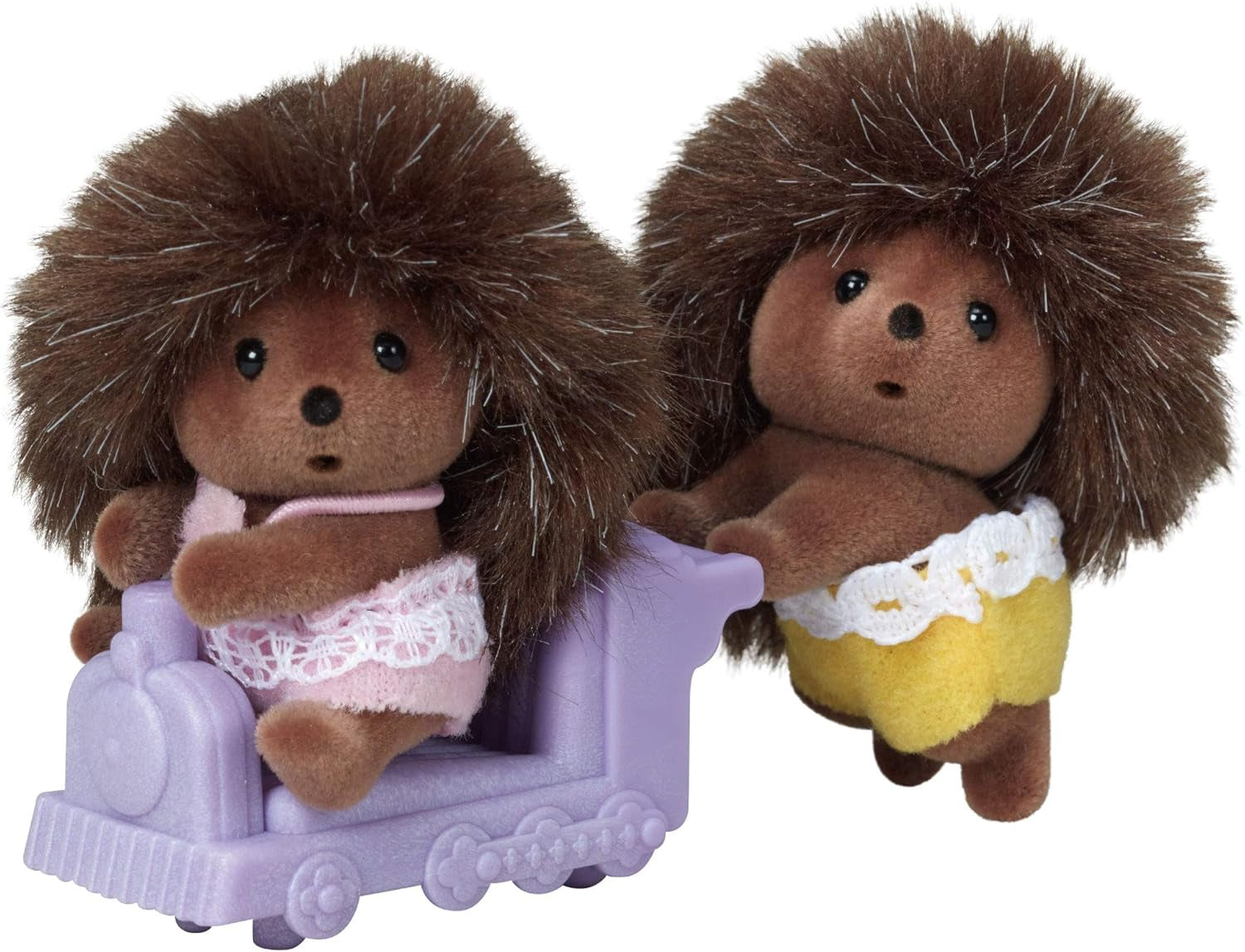 Sylvanian Families 5424 Les Jumeaux Hérisson - Figurines de Maison de Poupée