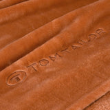 TOM TAILOR Couverture Wellsoft, 150X200 Cm, 100% Polyester/ Wellsoft, brodée avec logo, WELLSOFT BLANKET Orange (Warm Coral) Couvertures et couettes Naty Shop