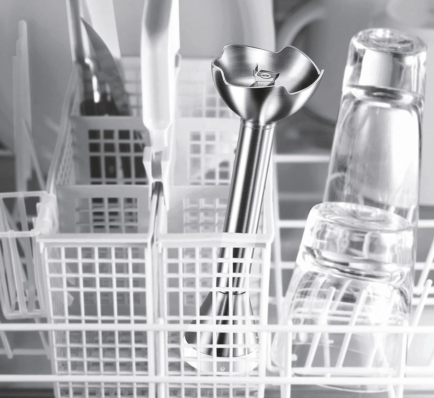 Haushaltsgeräte MSM6B500 Batteur sur socle, 350 W, Argent/Blanc Cuisine Naty Shop