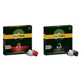 Capsules de café Lungo Classico, intensité 6 sur 12, 10 x 20 tasses & Capsules de café Espresso Ristretto, intensité 12 sur 12, 200 capsules compatibles Nespresso®*, 10 x 20 tasses