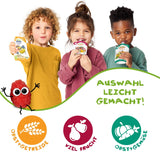 FRECHE FREUNDE Sachet de Fruits Bio Banane, Pomme, Framboise, Myrtille à l'Avoine, Purée de Fruits avec Céréales en Sachet Pressable pour Bébé à partir de 6 Mois, Vegan, Lot de 6 (6 x 100 g)
