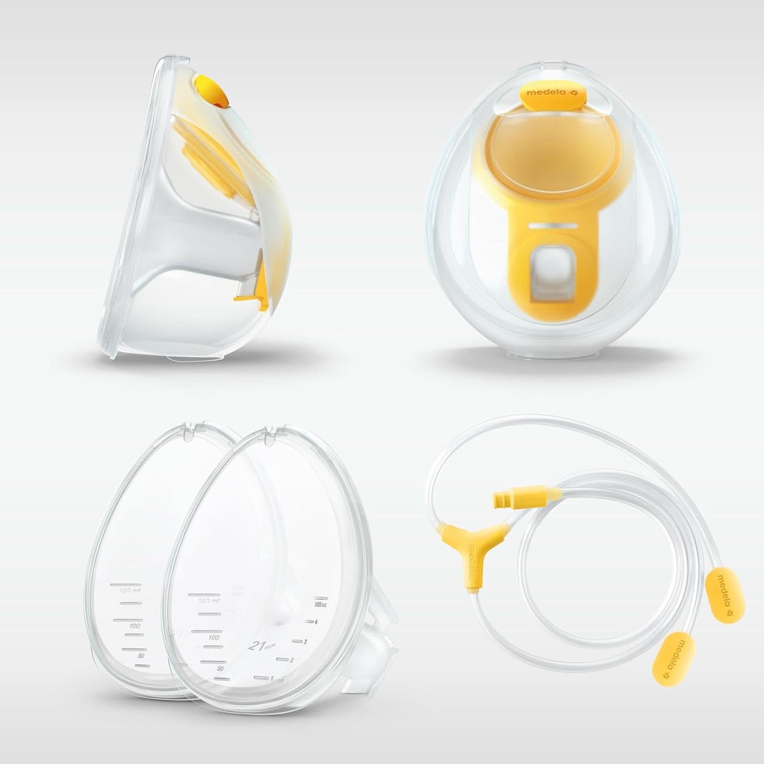 Tire-lait manuel Medela Harmony - Design suisse compact avec protections Personalfit Flex et technologie Medela 2-Phase Expression Accessoires Alimentation et Allaitement Bebe Naty Shop