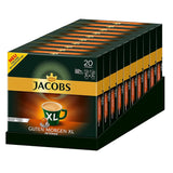 Jacobs Capsules de café Guten Morgen XL Intense - Pack de 10 (10 x 20 tasses) & Capsules de café Lungo Classico, Intensité 6 sur 12, 20 capsules compatibles Nespresso®*, 10 x 20 tasses