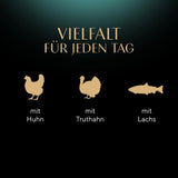 Sheba Portion Pouches Nourriture humide pour chats, multipack Fresh & Fine en sauce avec poulet et saumon MSC, 6x6x50g - Repas fins pour chats en sauce