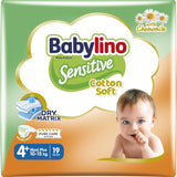 Couches pour bébés sensibles, taille 6, extra large (13-18 kg), 114 couches