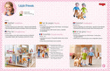 HABA 306147 - Coffret de jeu Little Friends Grands-parents, poupées flexibles et animaux à partir de 3 ans, multicolore