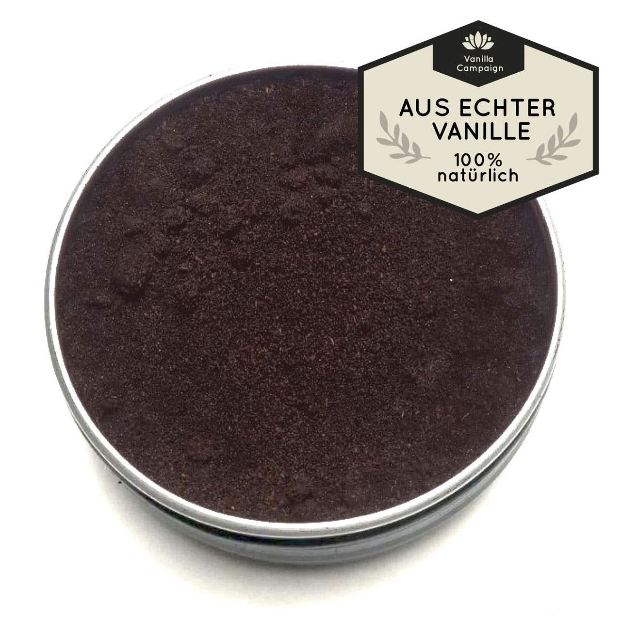 Poudre de vanille de qualité supérieure à partir de vraies gousses de vanille, naturelle, sans sucre, sans additifs, commerce équitable, végétalien (40 g sans boîte) de Vanilla Campaign® Aromas Naty Shop 40 grammes