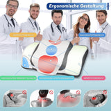 Oreiller orthopédique, oreiller cervical ergonomique, oreiller de tête, oreiller original en mousse à mémoire de forme pour les côtés, le dos et le ventre, oreiller de soutien du cou pour hommes, femmes (67,3 x 38,2 x 13,8/3 cm) Oreillers orthopédiques cervicaux Naty Shop