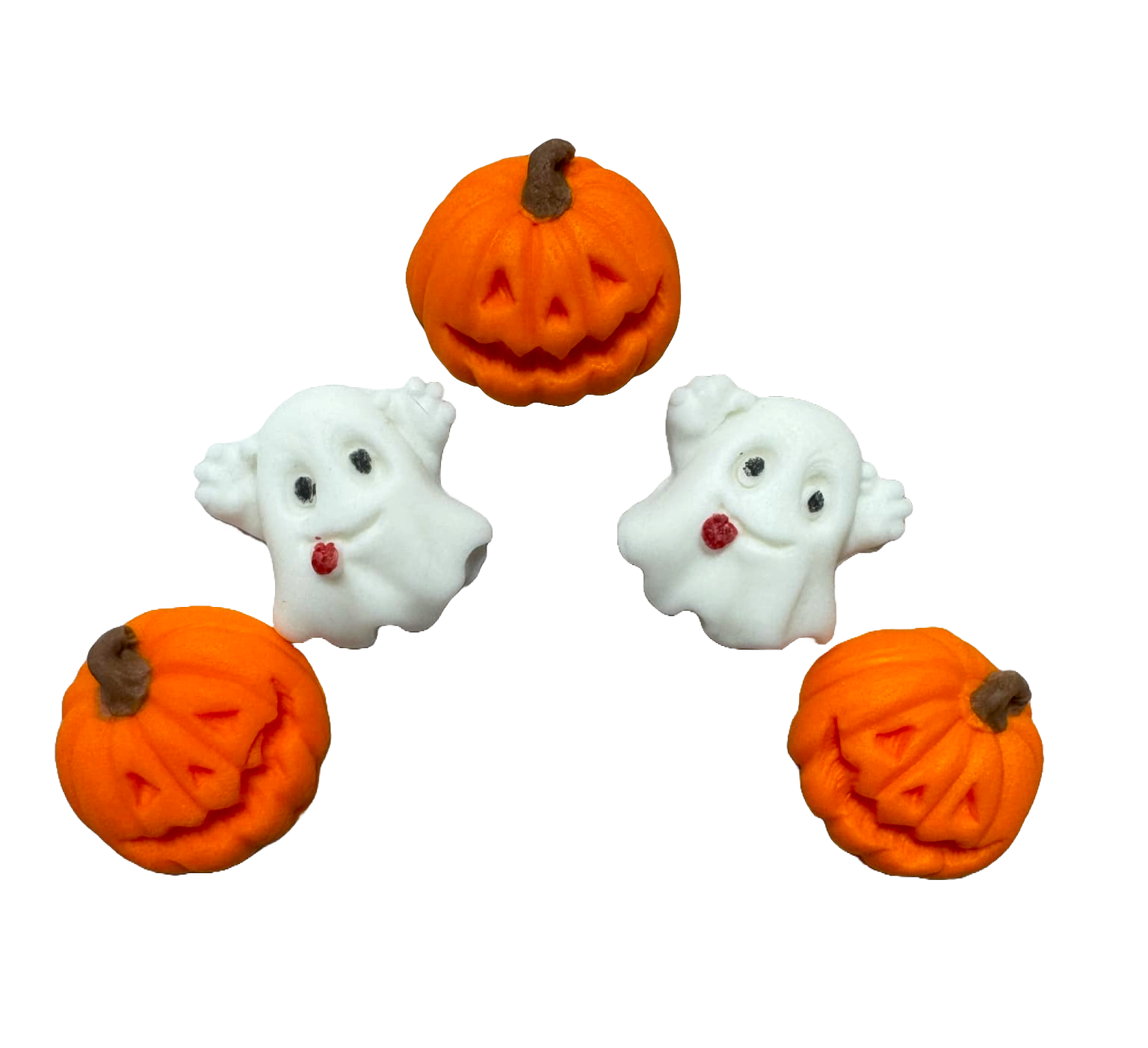 Lot de 5 décorations comestibles en sucre, Décorations Automne en Pâte à Sucre Naty Shop