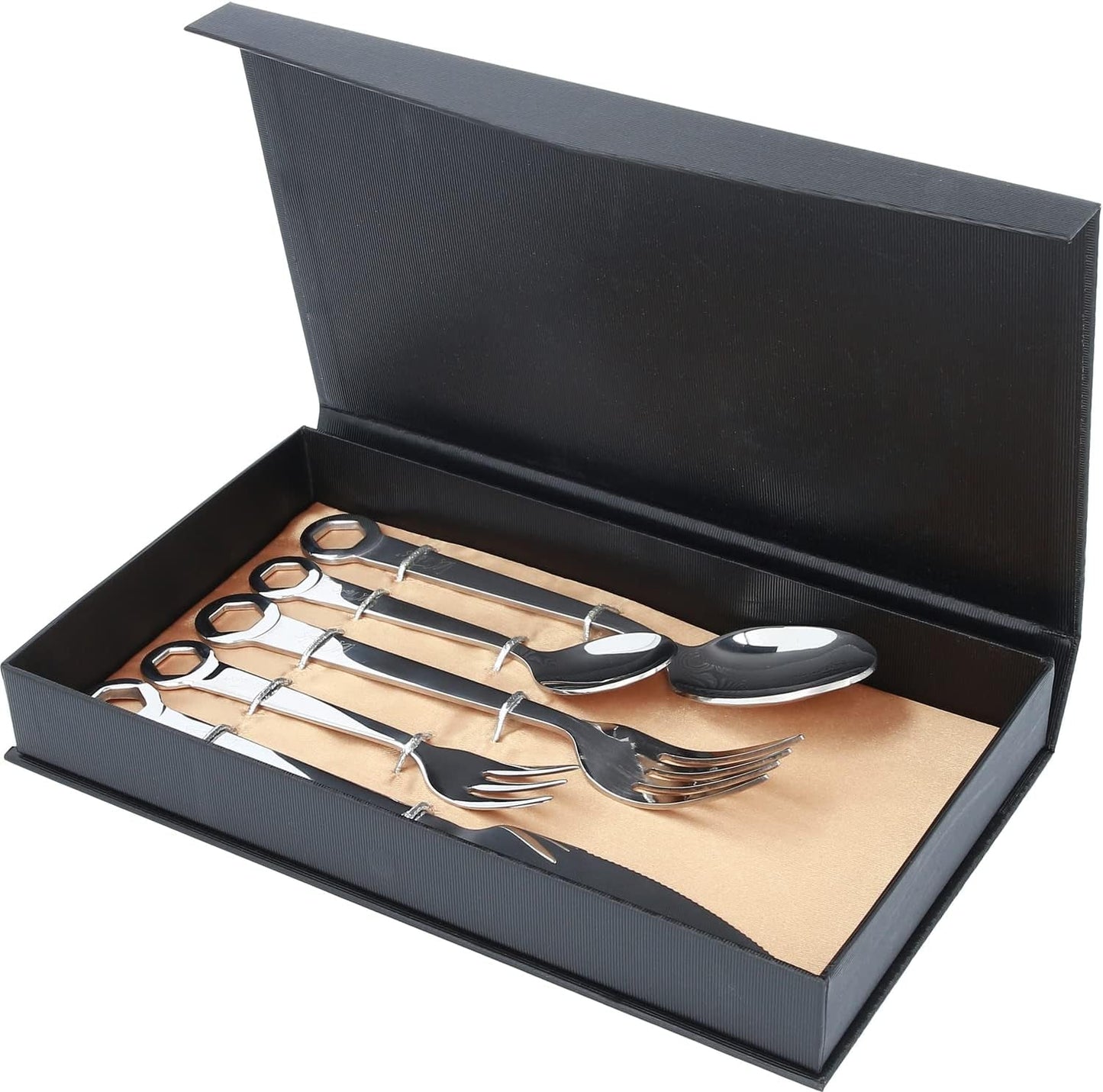Ménagère 5 pièces en acier inoxydable Cuisine Naty Shop