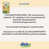 Alete Tartes Bio Tranchées de Pommes à Grains Entiers 8 x 132g