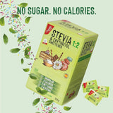 Stevia + Erythritol 1:2 Tissu doux | 204 Sac Mythe 2,5 G | Ingrédients 100% naturels - 0 calories - 0 indice glycémique - Keto et Paleo - 0 Kohlenhydrate - Kein GVO - Castello depuis 1907-510 G Édulcorants Naty Shop