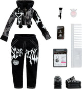Girls Night Rainbow High Shadow High - Heather Grayson - Poupée mannequin de 28 cm dans les tons de gris, cheveux noirs et blancs et tenue avec accessoires et peigne - Pour les collectionneurs et les enfants à partir de 6 ans