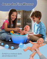 BABY Born Jonas - poupée 43 cm - 10 fonctions dont accessoires et matelas - Fonctionne entièrement sans piles - Convient aux enfants à partir de 3 ans