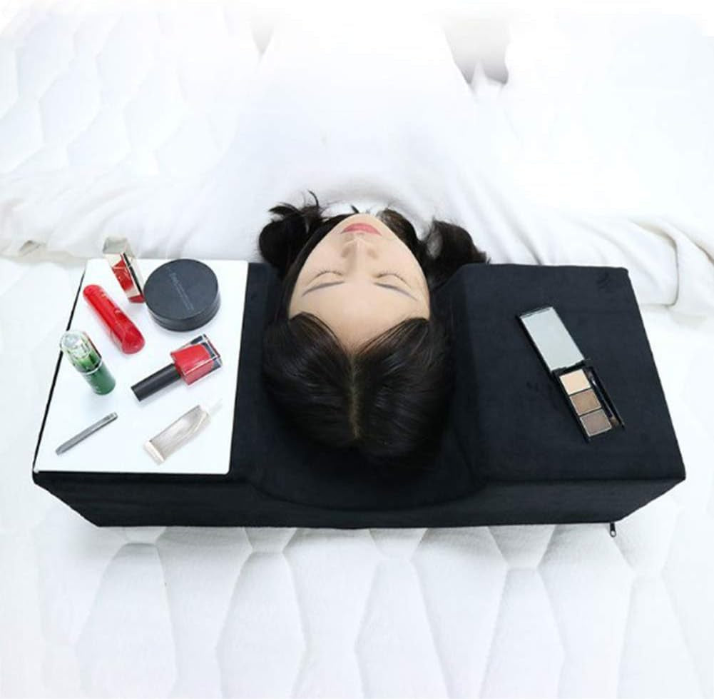 Whiteswan Extension de Cils Ergonomique Courbe en Mousse à Mémoire Oreiller de Salon Cils Beauté Maquillage Oreiller Oreiller de Couchage Soutien du Cou Oreillers Cervicaux Orthopédiques Naty Shop