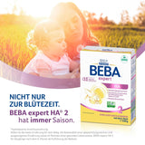 BEBA Expert HA 2 Lait de suite après 6 mois, aliment bébé aux protéines hydrolysées, lactose uniquement, sans huile de palme, lot de 6 (6 x 550 g) Naty Shop