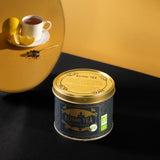 Kusmi Tea - Earl Grey Intense - Thé noir Earl Grey bio à la bergamote forte et au citron épicé - Thé en vrac - Boîte métal 100 g - Quantité pour environ 50 tasses
