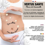 ORIGEENS Thé aux Fleurs de Camomille Bio d'Europe, 100 g | Thé en feuilles, thé biologique pour le sommeil et la digestion | Camomille allemande | Certifié et emballé en Allemagne