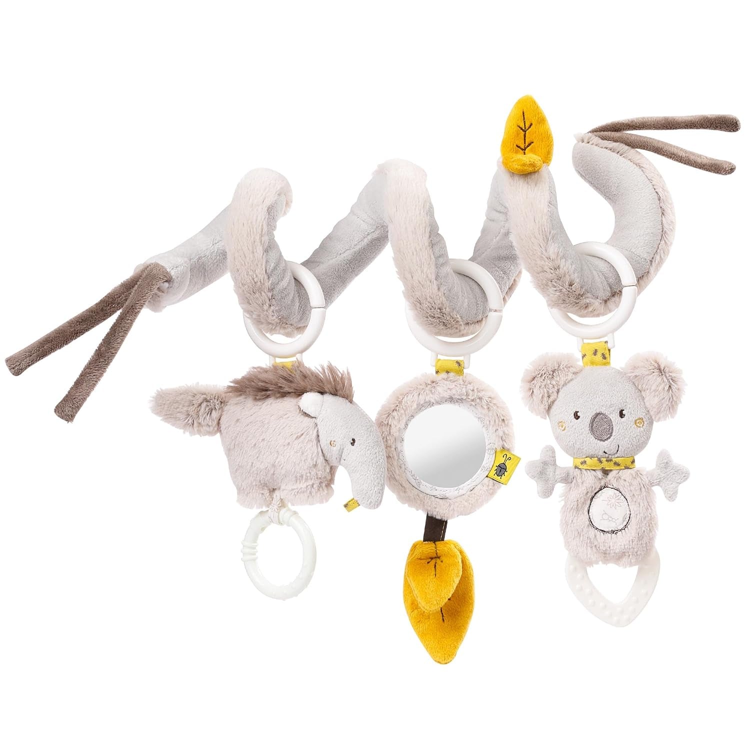 Fehn Activity Spiral Sleeping Forest - jouet pour poussette à pousser et à tenir - jouet pour bébé pour lit, parc, poussette et siège auto - jouet d'activité motrice pour bébés et tout-petits à partir de 0 mois Jouets pour bébés Naty Shop Australie