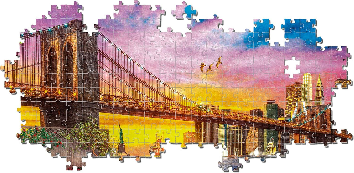Clementoni - 33552 Collection - Manhattan Balcony Sunset, Puzzle 3000 pièces pour adultes et enfants à partir de 10 ans, jeu d'adresse pour toute la famille Puzzle Naty Shop