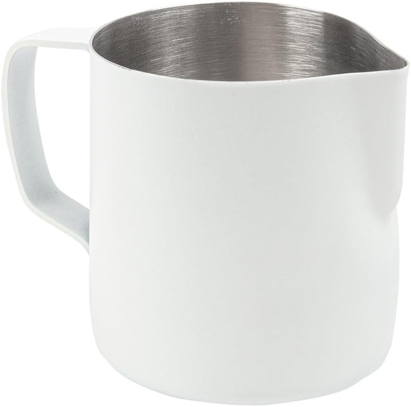 Tasse à lait sans couvercle, 350 ml, blanc, acier inoxydable
