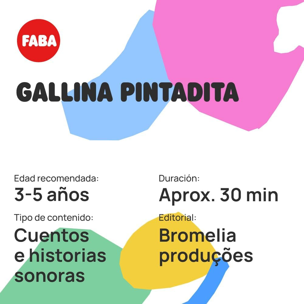 Caracter Sonoro - Poule Pintadita - Histoires et histoires sonores pour filles et garçons 2-4 ans, jouets et contenus éducatifs en espagnol Jouets Bebe Naty Shop