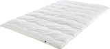 Badenia Trendline Eco couette Aerelle Blue Duo 135 X 200 Cm, Blanc, certifié Öko-Tex, Produit selon la norme de qualité allemande Couettes et couettes Naty Shop
