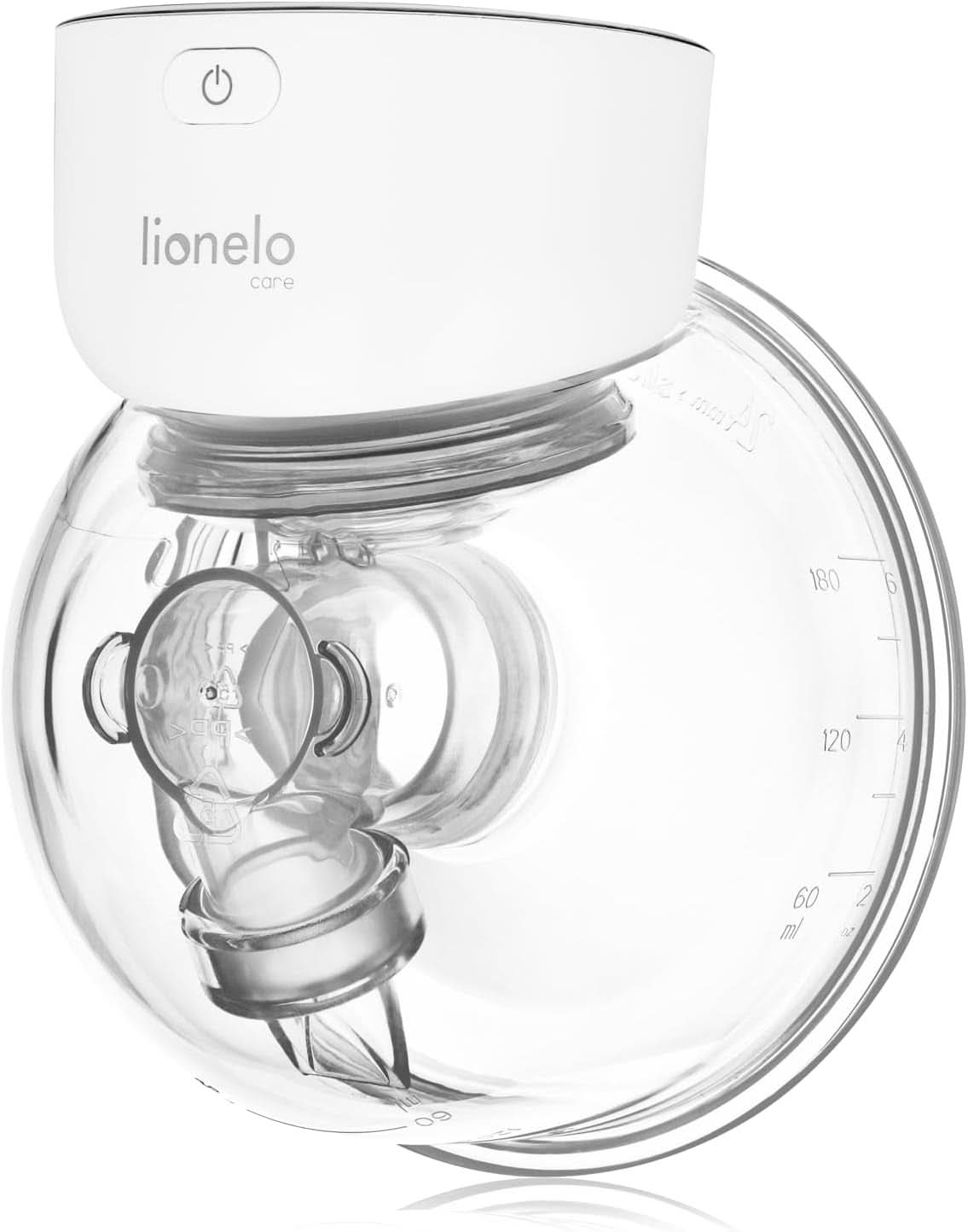 Tire-lait maternel électrique simple LIONELO Fidi Free 180 ml, tire-lait portable à 2 phases, économie d'énergie 9 niveaux, 3 tailles d'entonnoirs en silicone Minuteur Accessoires Alimentation et Allaitement Bebe Naty Shop
