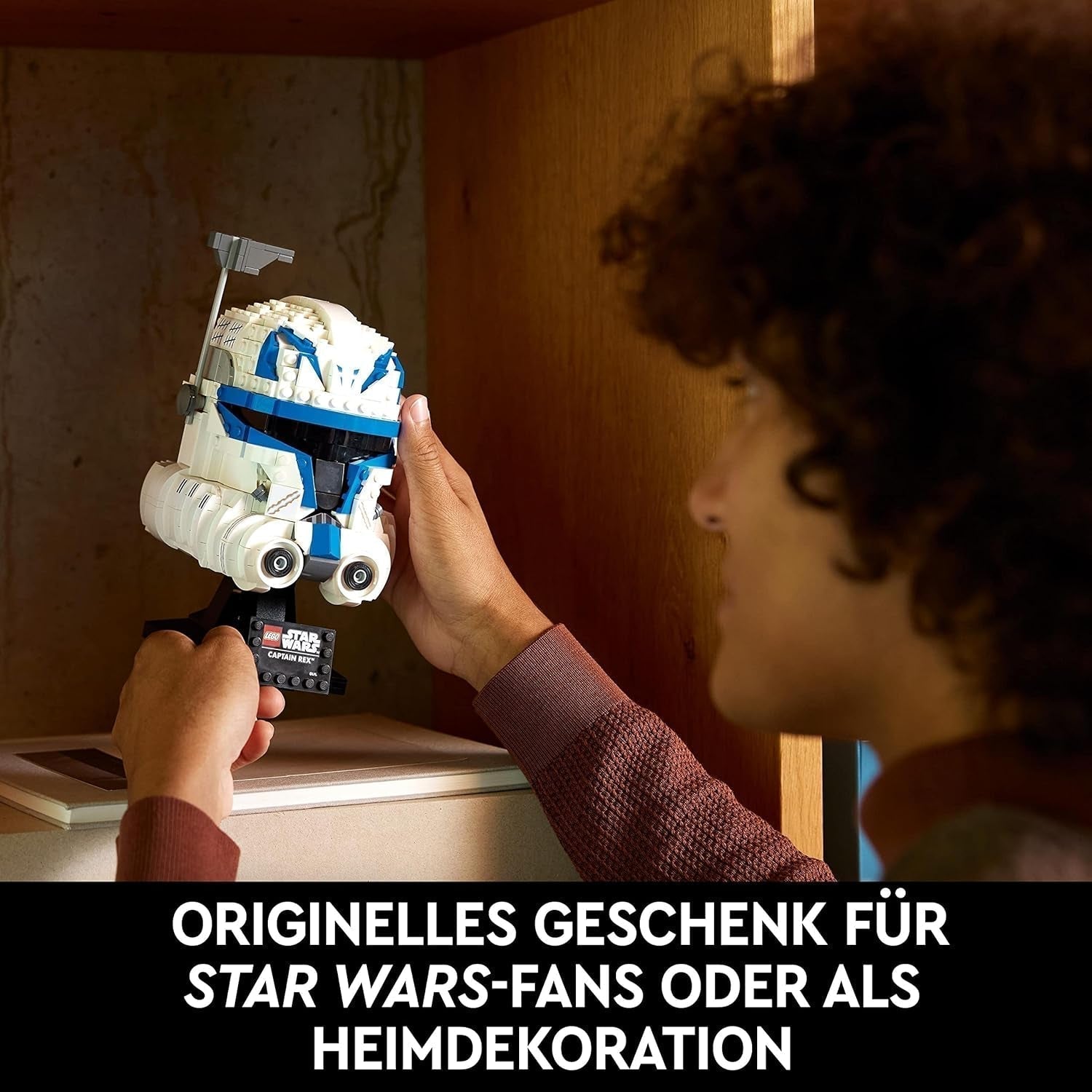 LEGO 75349 Star Wars Capitaine Rex Casque Clone Wars Collection Modèle 2023 Série Pièce Souvenir et Idée Cadeau Jeux de Construction Besuche den LEGO-Store