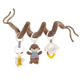 Fehn Activity Spiral Sleeping Forest - jouet pour poussette à toucher et à saisir - jouet pour bébé pour lit, parc, poussette et siège auto - jouet d'activité motrice pour bébés et tout-petits à partir de 0 mois Baby Toys Naty Shop Otter