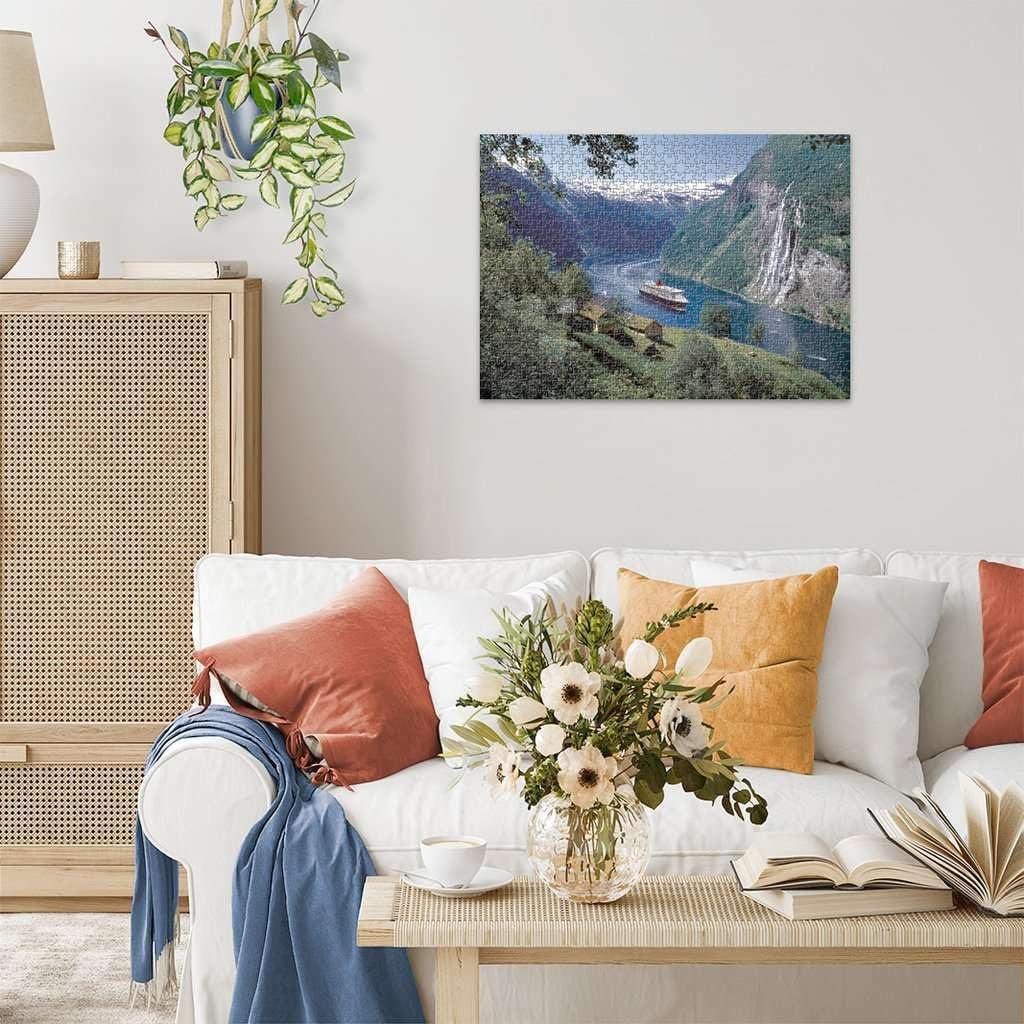 Ravensburger Puzzle 12000475 - Fjord norvégien - Puzzle 1000 pièces pour adultes et enfants à partir de 14 ans, puzzle paysage norvégien Puzzle Naty Shop