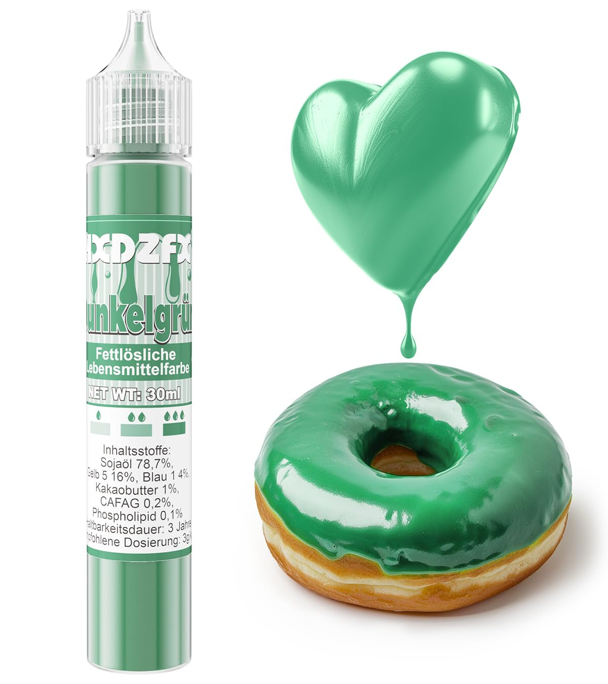 Colorant alimentaire liposoluble – 30 ml de colorant alimentaire concentré à base d'huile pour chocolat, ensemble de colorants alimentaires pour décoration de gâteaux, fondant, crème au beurre, pâtisserie, travaux manuels (bleu marine)