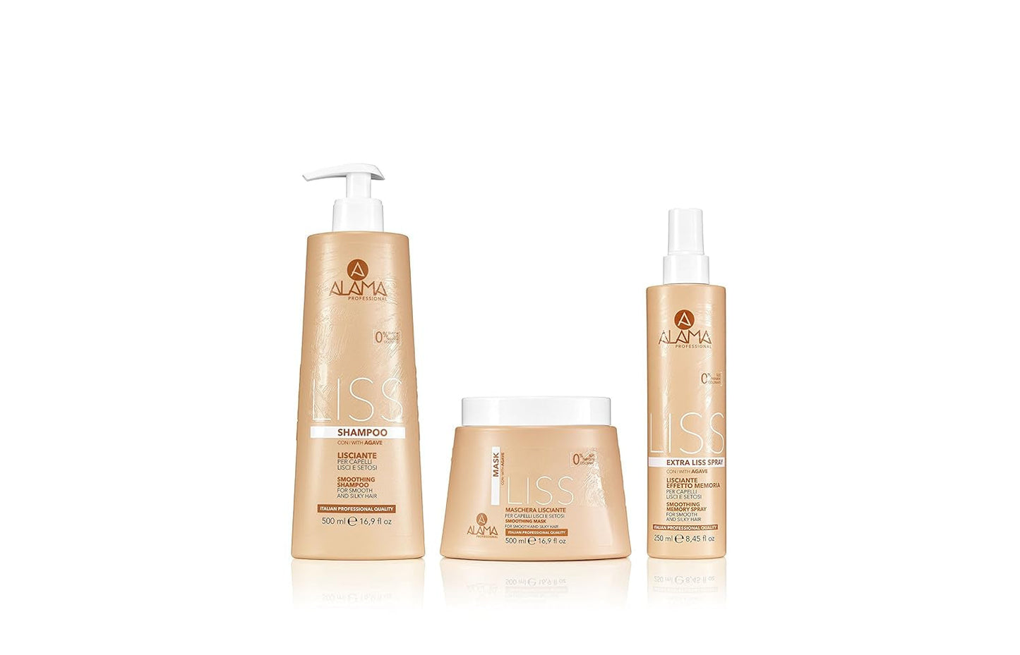Alama Professional Alama Liss - Spray Lisciante Extra Liss Effetto Memoria Per Capelli Lisci, 250ml Produits démêlants cheveux Naty Shop