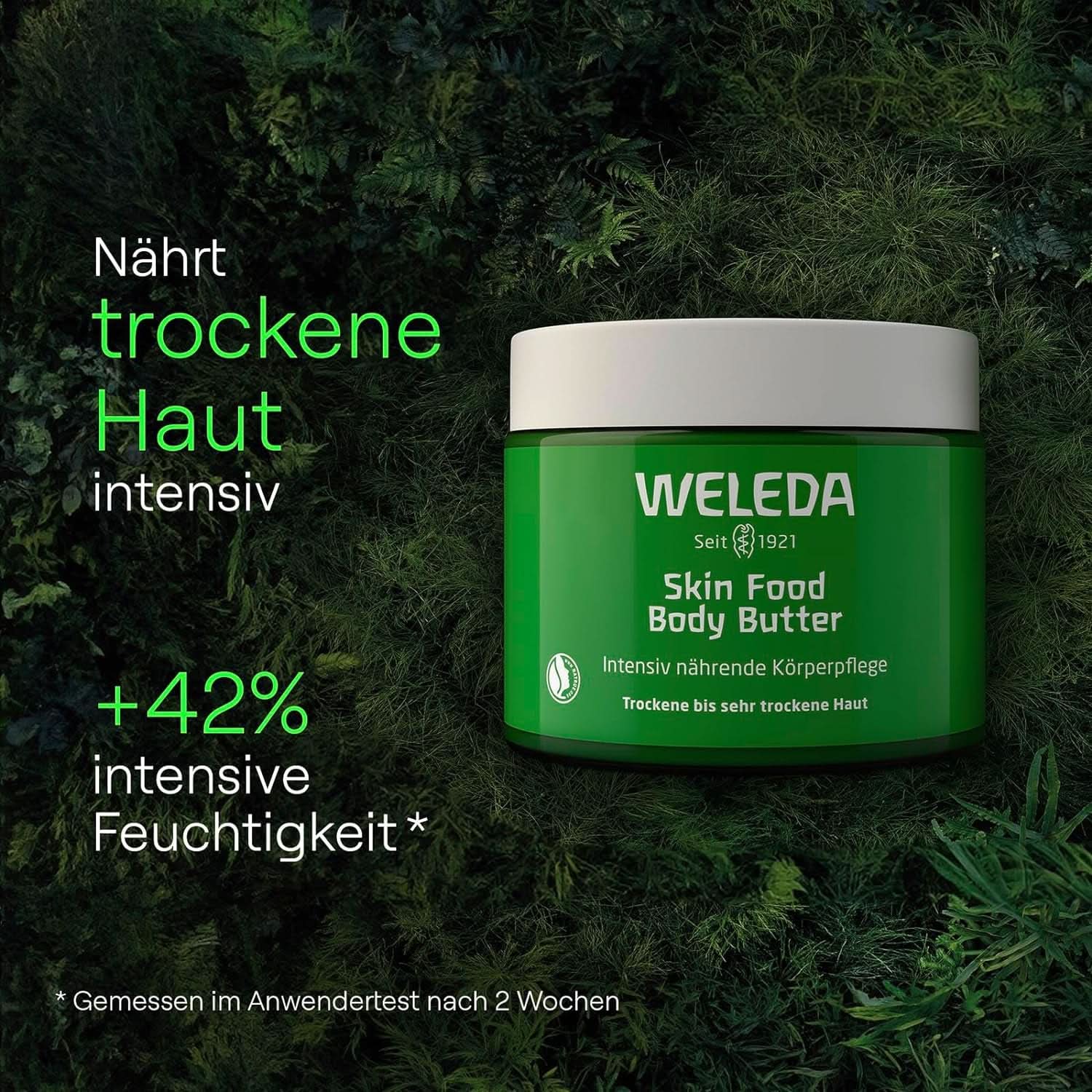 WELEDA Beurre Corporel Skin Food Bio, Crème de soin corps unisexe pour le soin des peaux sèches et rugueuses, 150 ml Douche et bain Naty Shop