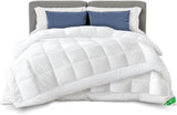 VOUNOT Couette 155X200Cm, Couette Hiver 4 Saisons Parure de 2 500GSM, composée de 2 couettes nouées ensemble Couette Adaptable été comme hiver, Norme Oeko-Tex Couettes et couettes Naty Shop Couverture 4 saisons Parure de 2 200 X 200 Cm
