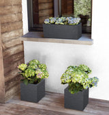 Pot gris anthracite 30 cm