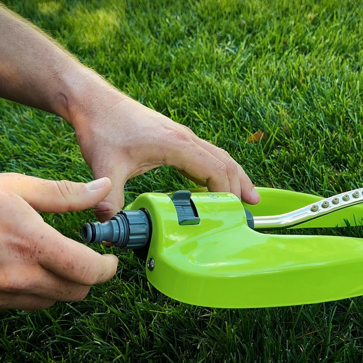 Ensemble de tuyaux d'arrosage à connexion rapide, 1/2 po x 50 pi, durable, léger, sans danger pour l'eau potable – hfzg12050qn