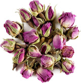 500g boutons de roses comestibles premium - infusion de pétales de roses séchées de l'Atlas - goût et arôme sucrés et floraux - 100% naturels, purs et sans additifs | Tazarin Ltd