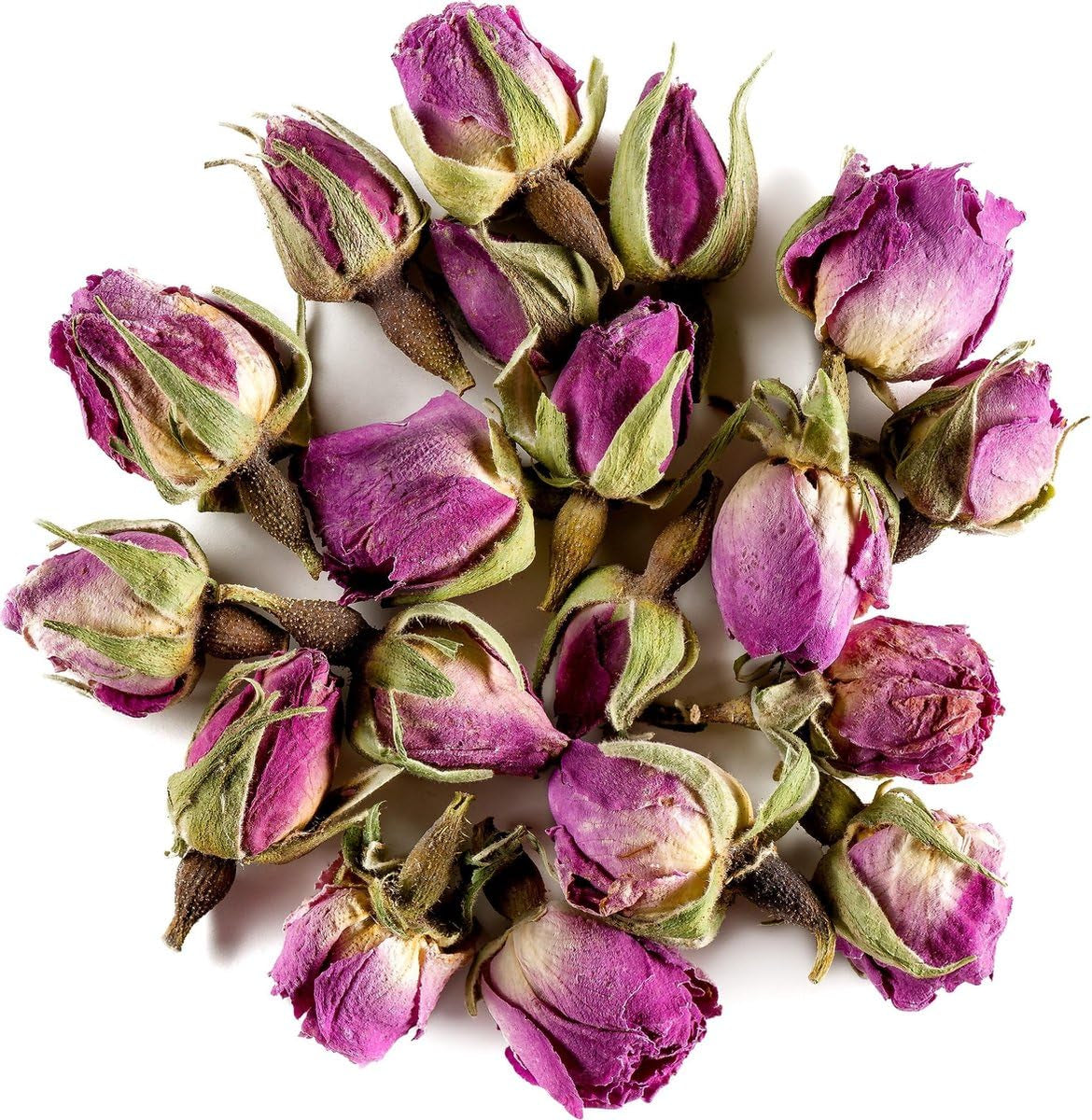 500g boutons de roses comestibles premium - infusion de pétales de roses séchées de l'Atlas - goût et arôme sucrés et floraux - 100% naturels, purs et sans additifs | Tazarin Ltd