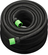Tuyau goutte à goutte Relaxdays, arrosage, tuyau d'arrosage 30 m, arrosage des couches hautes et des haies, tuyau d'arrosage, noir