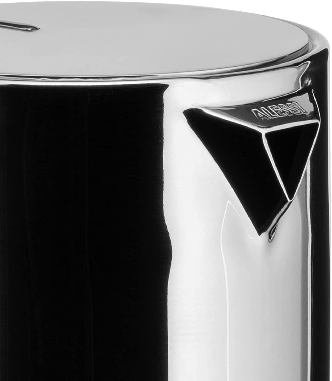 Alessi 9090/6 Espresso avec 6 tasses pour induction, acier inoxydable, argent, 15,5 x 13,5 x 27 cm