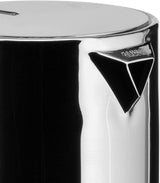 Alessi 9090/6 Espresso avec 6 tasses pour induction, acier inoxydable, argent, 15,5 x 13,5 x 27 cm