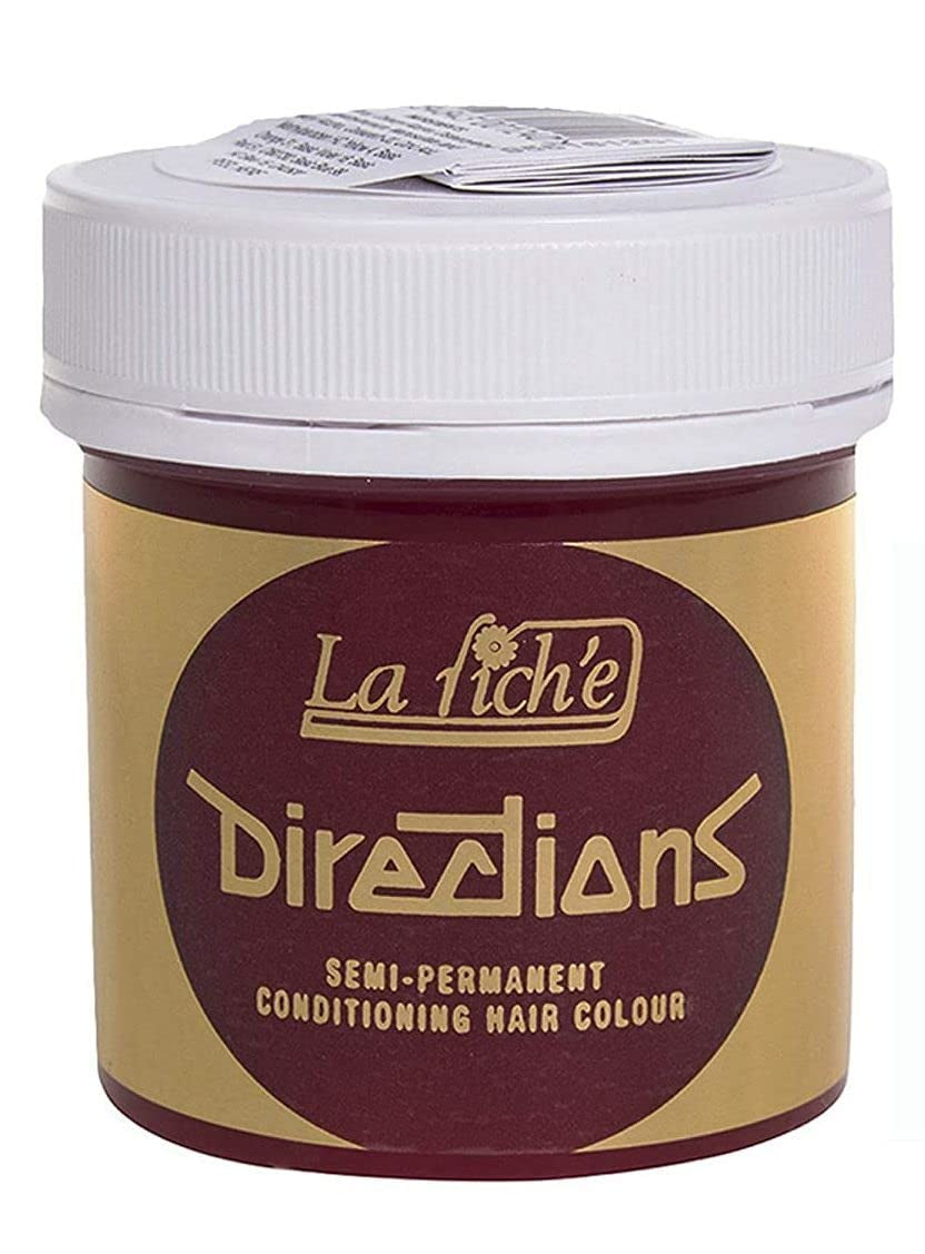 Directions Coloration Semi-Permanente 88 ml - Orange Fluorescent Naty Shop Teinture Vermillon 88 Ml (pack de 2)