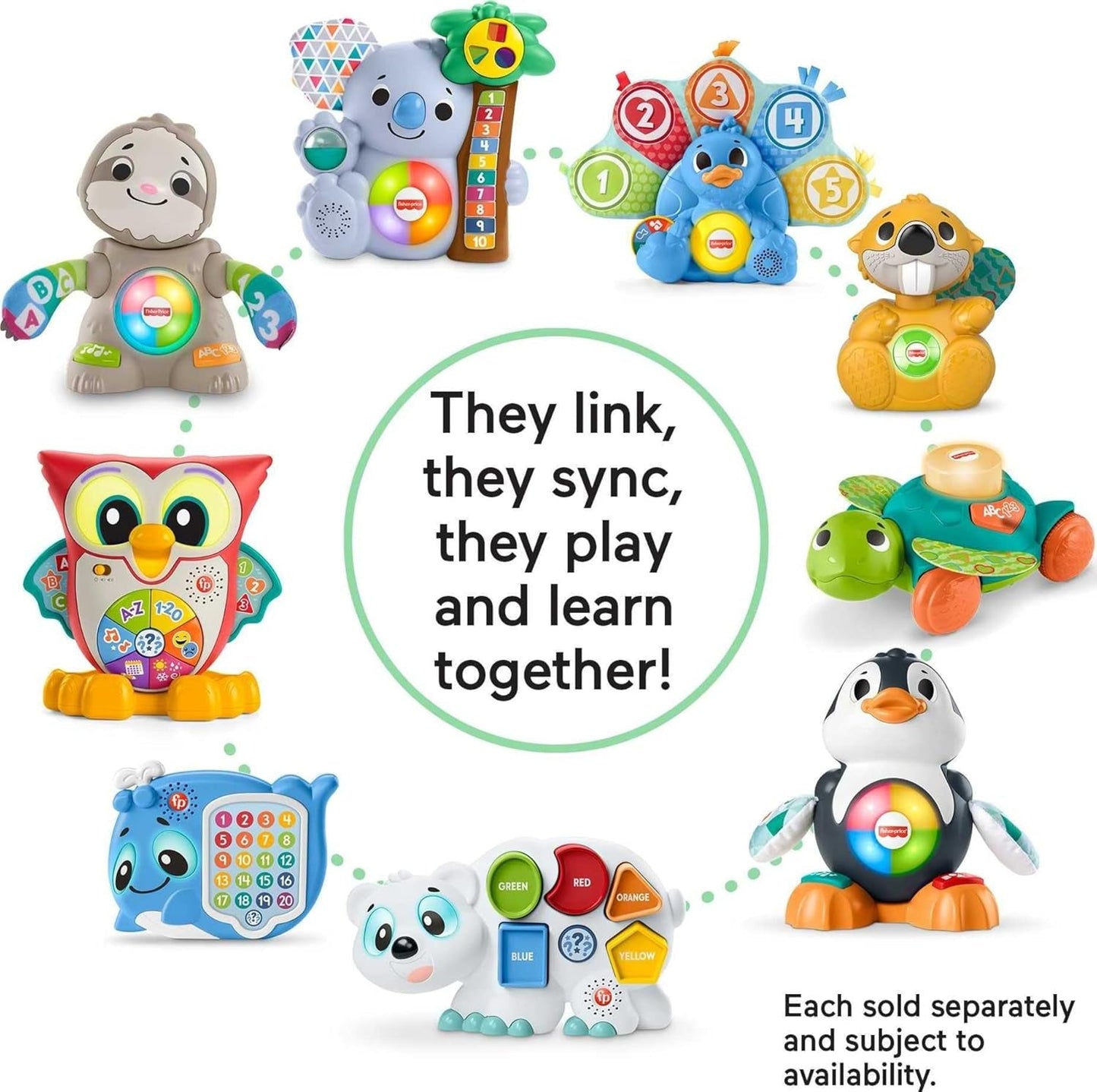 Fisher-Price Linkimals Emma lama Jouets pour bébé Naty Shop