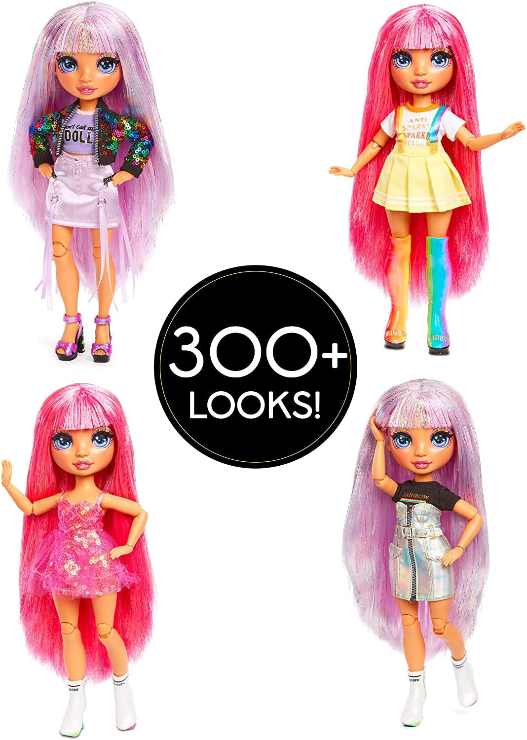 Rainbow High 571049 Fashion Studio - Poupée exclusive avec vêtements, accessoires et 2 perruques brillantes - Créez plus de 300 tenues !
