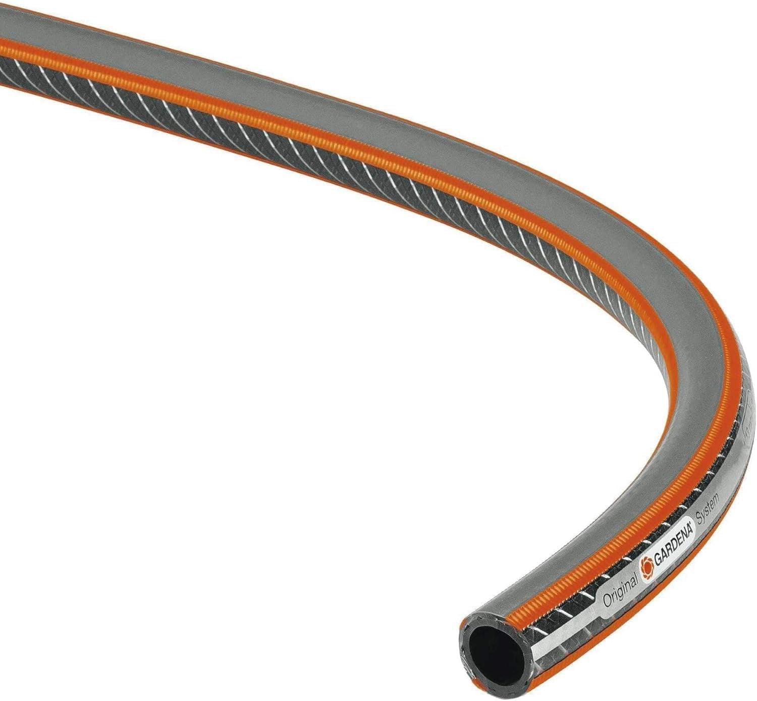 Gardena Tuyau d'arrosage en polychlorure de vinyle (PVC), Comfort HighFLEX 19 mm (3/4"), 50 m : Tuyau d'arrosage avec profil Power-Grip, pression d'éclatement de 30 bar, très flexible, indéformable, résistant aux UV, emballé (18085-20)