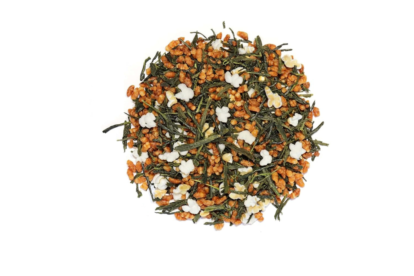 Thé vert japonais Genmaicha avec riz rôti, 50 % Kagoshima Sencha, thé vert en vrac de qualité supérieure, mélange traditionnel, sans arômes ajoutés, 100 g | Wondertea Thé vert japonais Genmaicha
